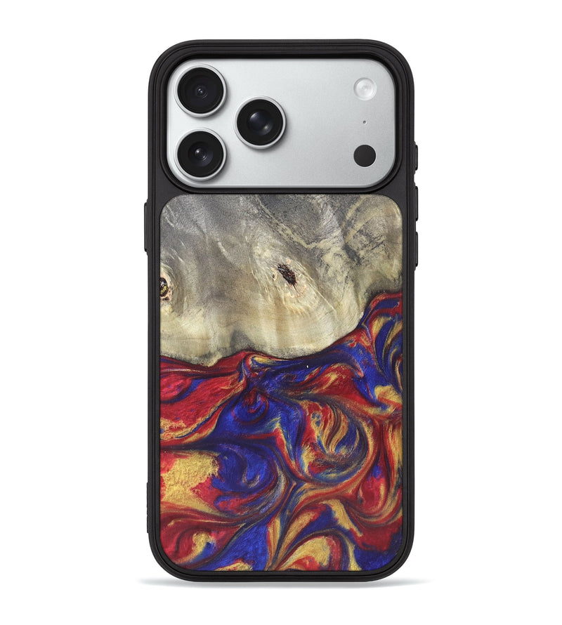 iPhone 18 Pro Max Wood Phone Case - Zamir (Red, 825594)