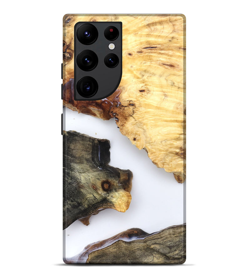 Galaxy S22 Ultra Wood Live Edge Phone Case - Bella (Clear, 825597)