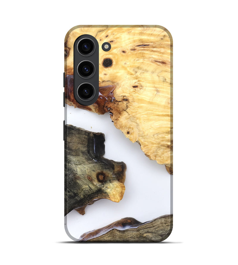 Galaxy S23 Wood Live Edge Phone Case - Bella (Clear, 825597)