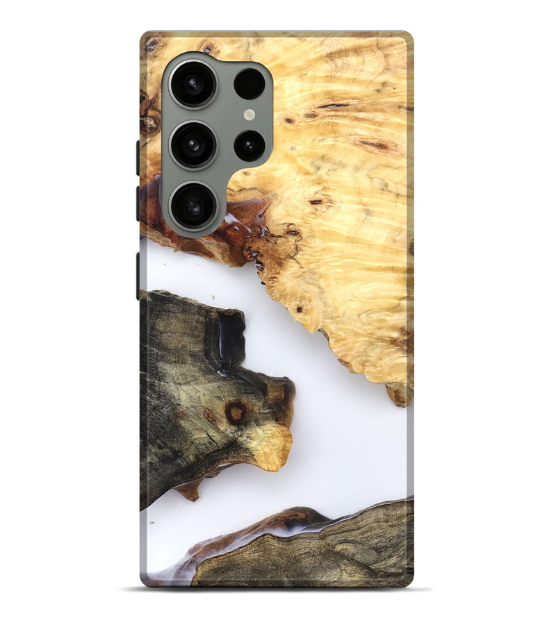 Galaxy S24 Ultra Wood Live Edge Phone Case - Bella (Clear, 825597)