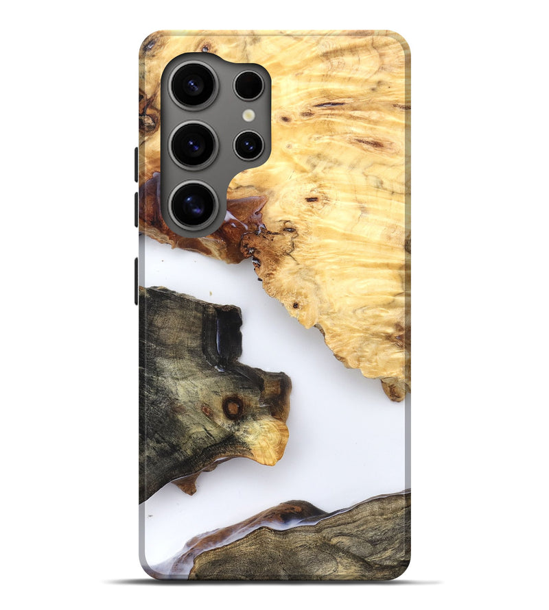 Galaxy S25 Ultra Wood Live Edge Phone Case - Bella (Clear, 825597)