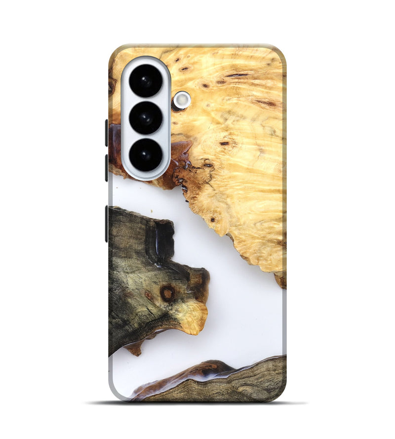 Galaxy S26 Wood Live Edge Phone Case - Bella (Clear, 825597)