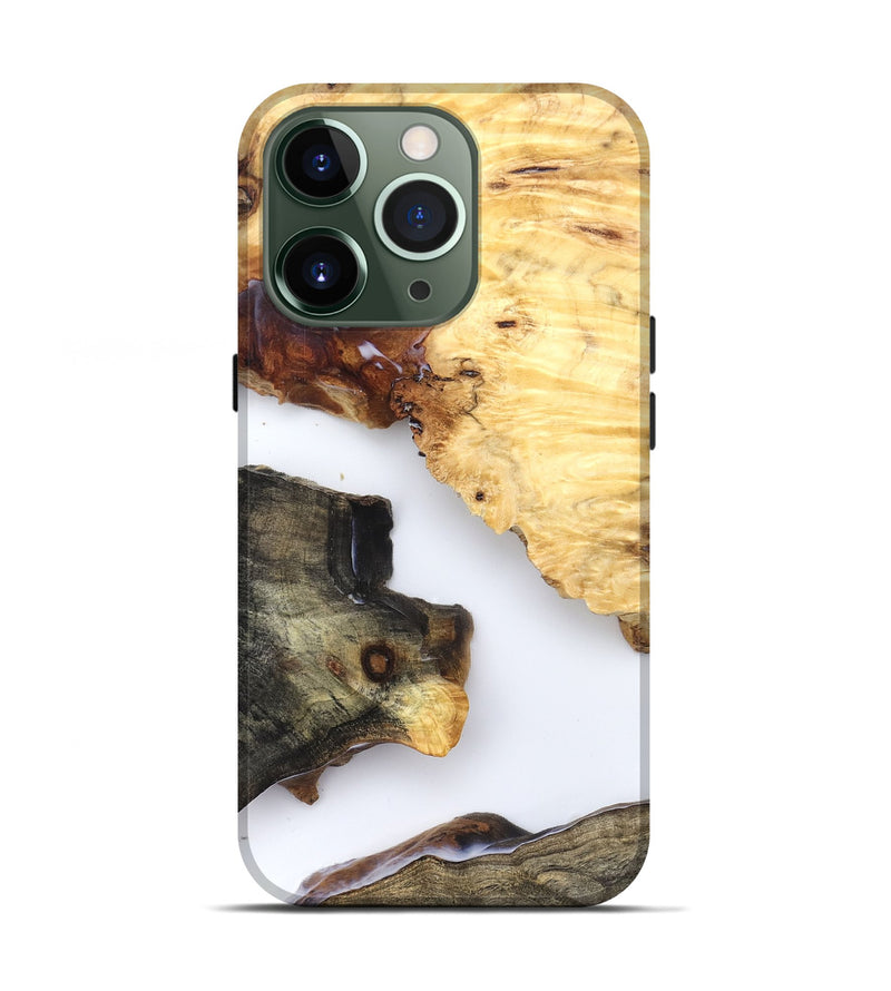 iPhone 13 Pro Wood Live Edge Phone Case - Bella (Clear, 825597)