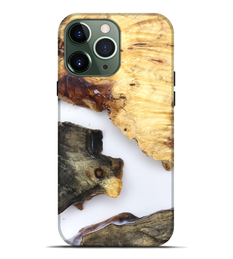 iPhone 13 Pro Max Wood Live Edge Phone Case - Bella (Clear, 825597)