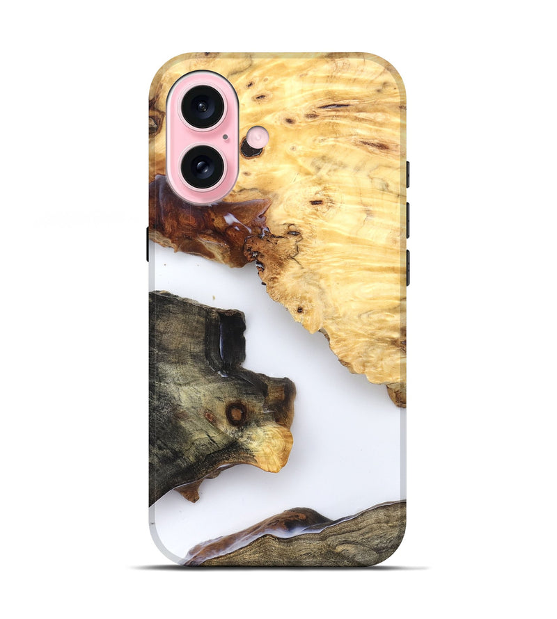 iPhone 17 Wood Live Edge Phone Case - Bella (Clear, 825597)
