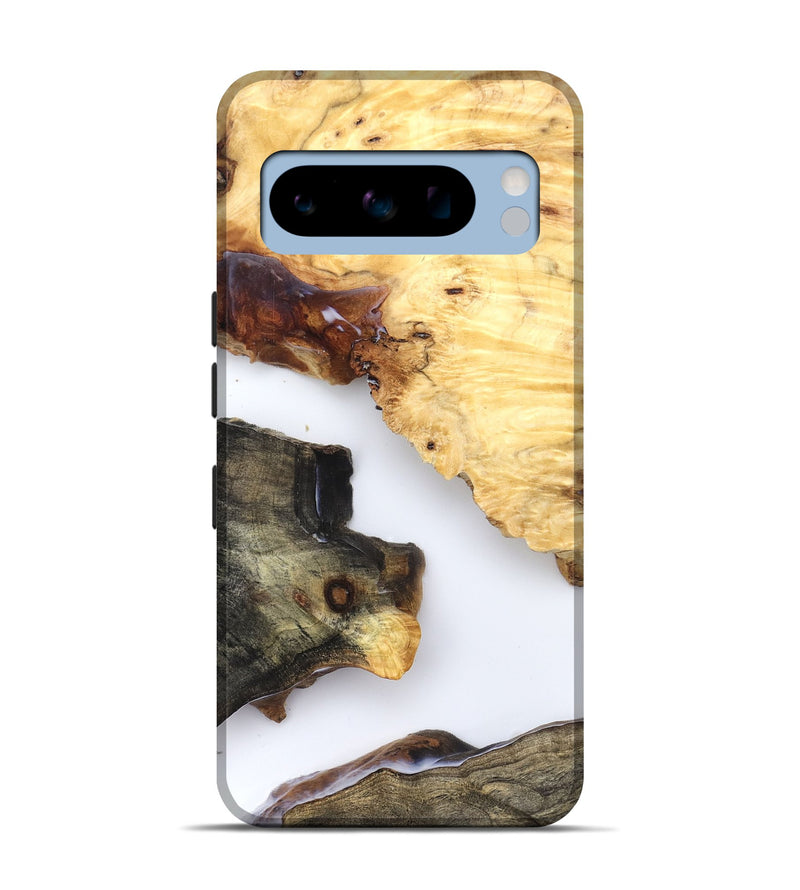 Pixel 8 Pro Wood Live Edge Phone Case - Bella (Clear, 825597)