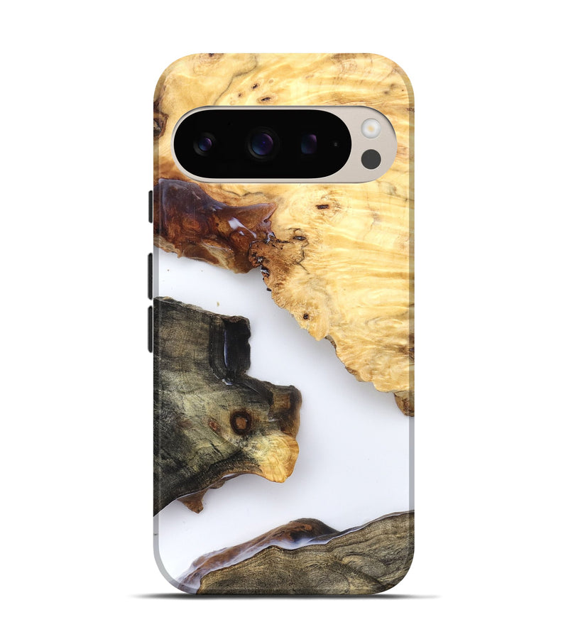 Pixel 9 Wood Live Edge Phone Case - Bella (Clear, 825597)