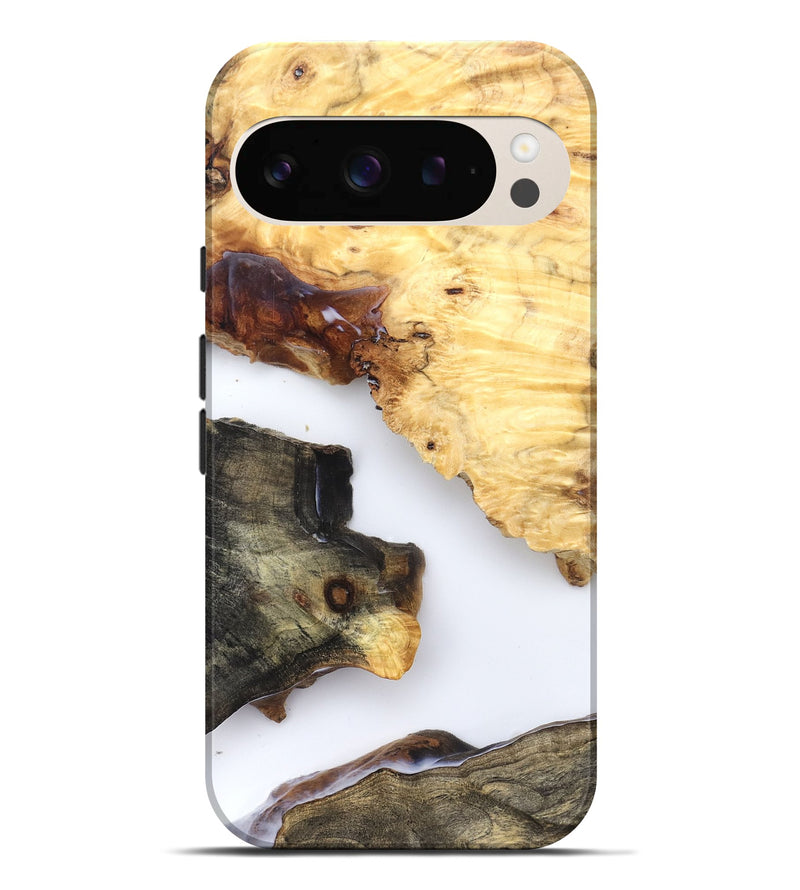 Pixel 9 Pro XL Wood Live Edge Phone Case - Bella (Clear, 825597)