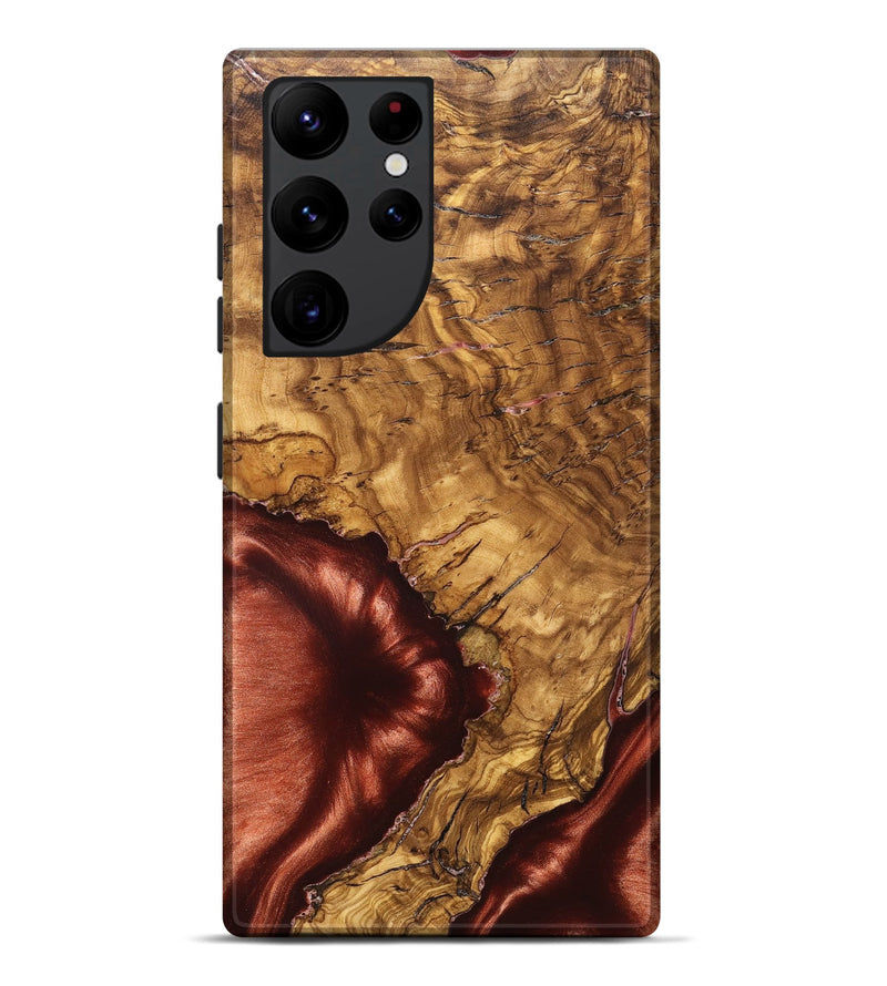 Galaxy S22 Ultra Wood Live Edge Phone Case - Jakari (Solid Wood, 825598)