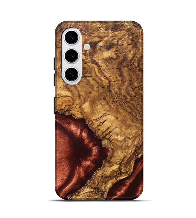 Galaxy S25 Wood Live Edge Phone Case - Jakari (Solid Wood, 825598)