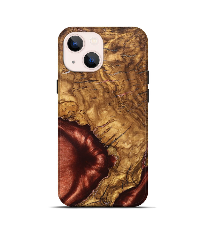 iPhone 13 mini Wood Live Edge Phone Case - Jakari (Solid Wood, 825598)