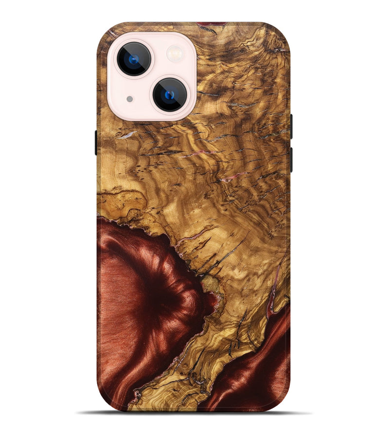 iPhone 14 Plus Wood Live Edge Phone Case - Jakari (Solid Wood, 825598)