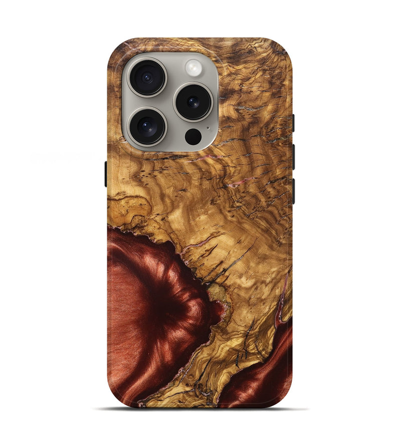 iPhone 16 Pro Wood Live Edge Phone Case - Jakari (Solid Wood, 825598)