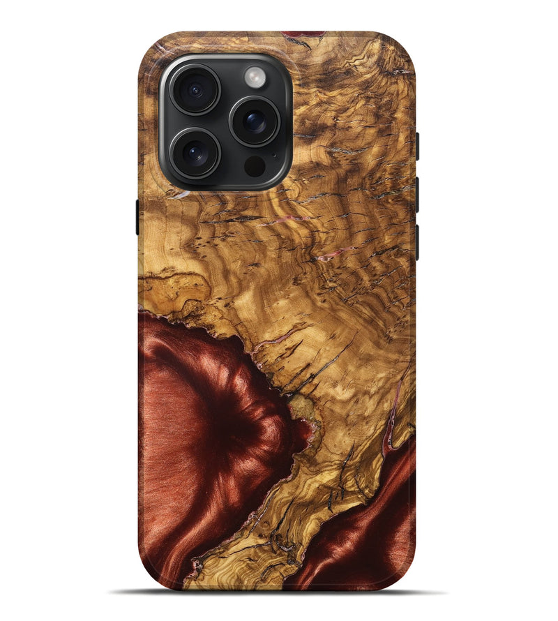 iPhone 16 Pro Max Wood Live Edge Phone Case - Jakari (Solid Wood, 825598)