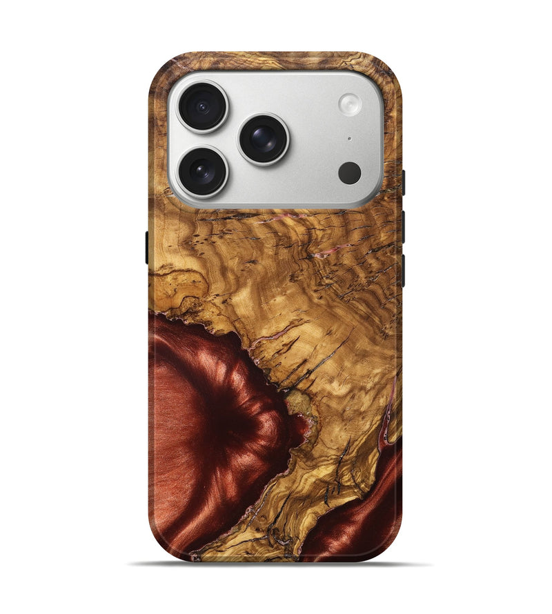 iPhone 17 Pro Wood Live Edge Phone Case - Jakari (Solid Wood, 825598)