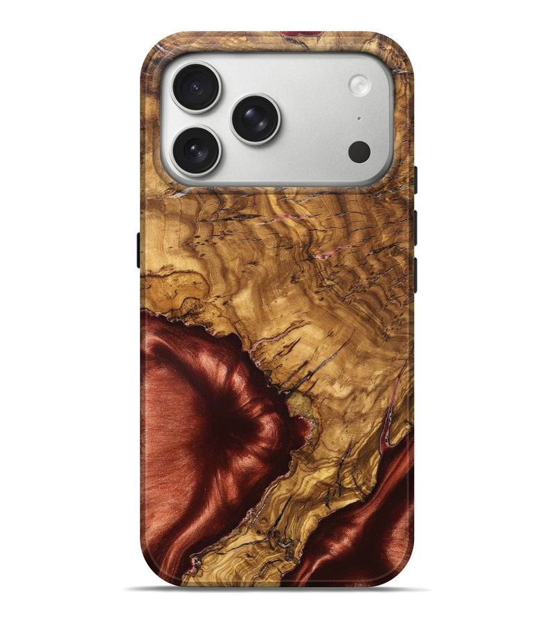 iPhone 17 Pro Max Wood Live Edge Phone Case - Jakari (Solid Wood, 825598)