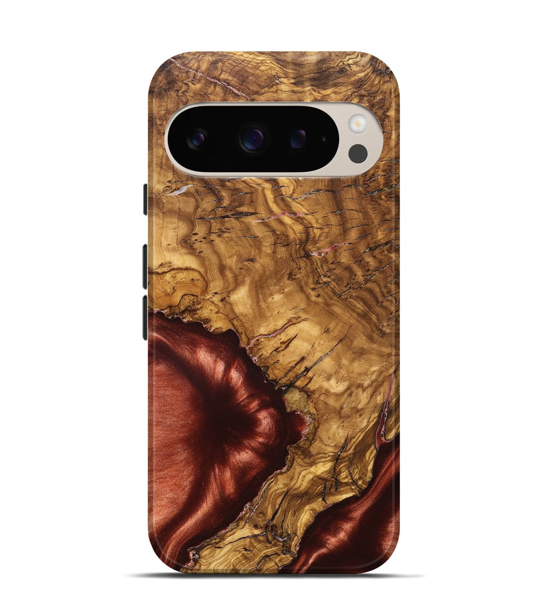 Pixel 9 Wood Live Edge Phone Case - Jakari (Solid Wood, 825598)