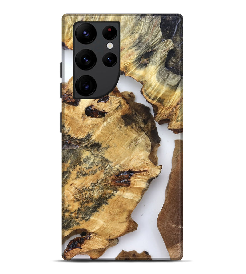 Galaxy S22 Ultra Wood Live Edge Phone Case - Neriah (Clear, 825599)
