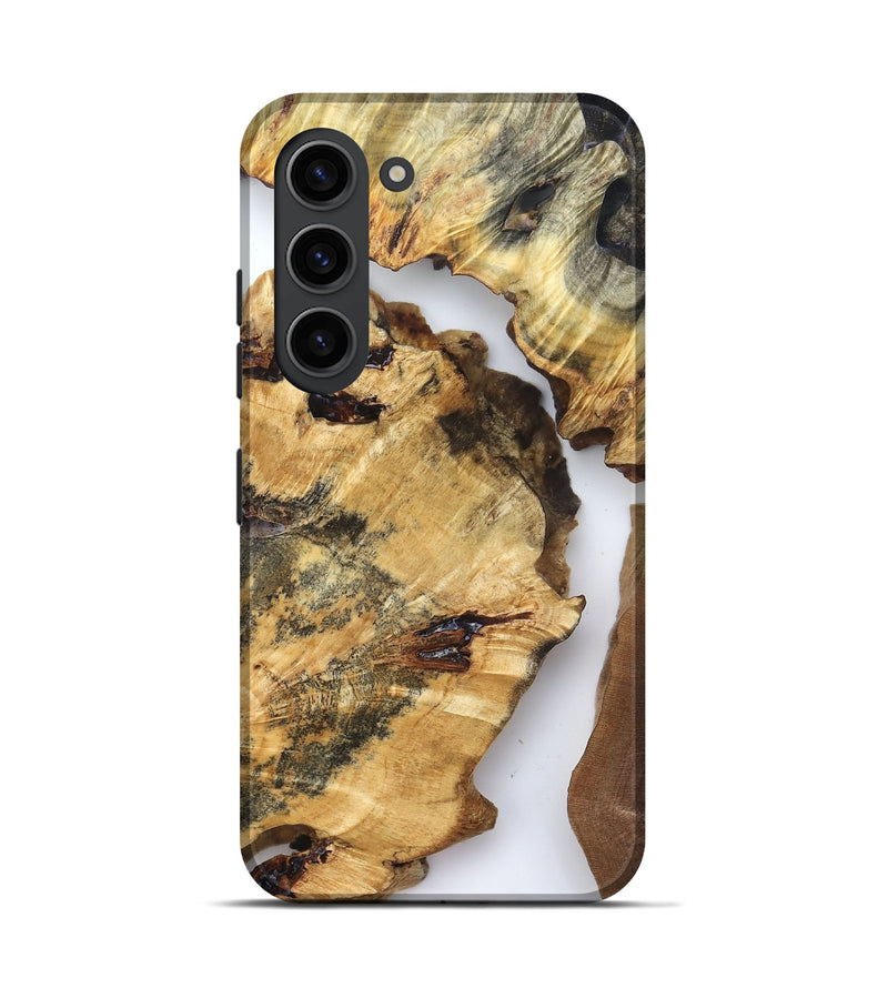 Galaxy S23 Wood Live Edge Phone Case - Neriah (Clear, 825599)
