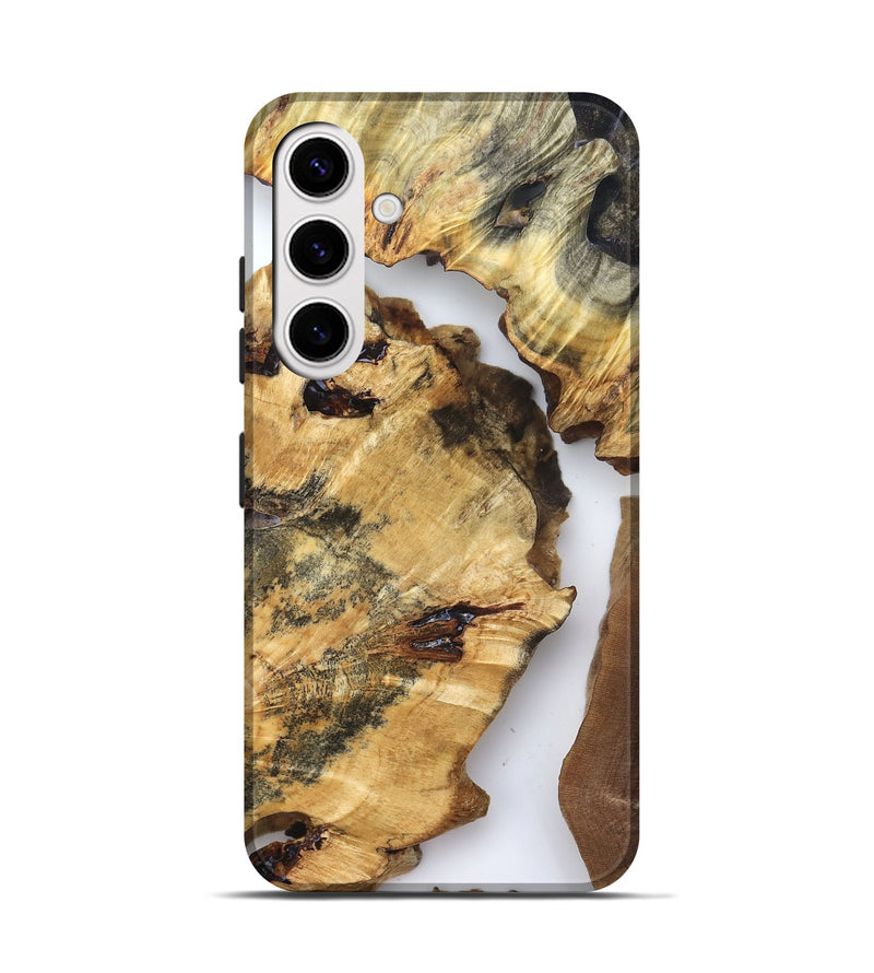 Galaxy S25 Wood Live Edge Phone Case - Neriah (Clear, 825599)