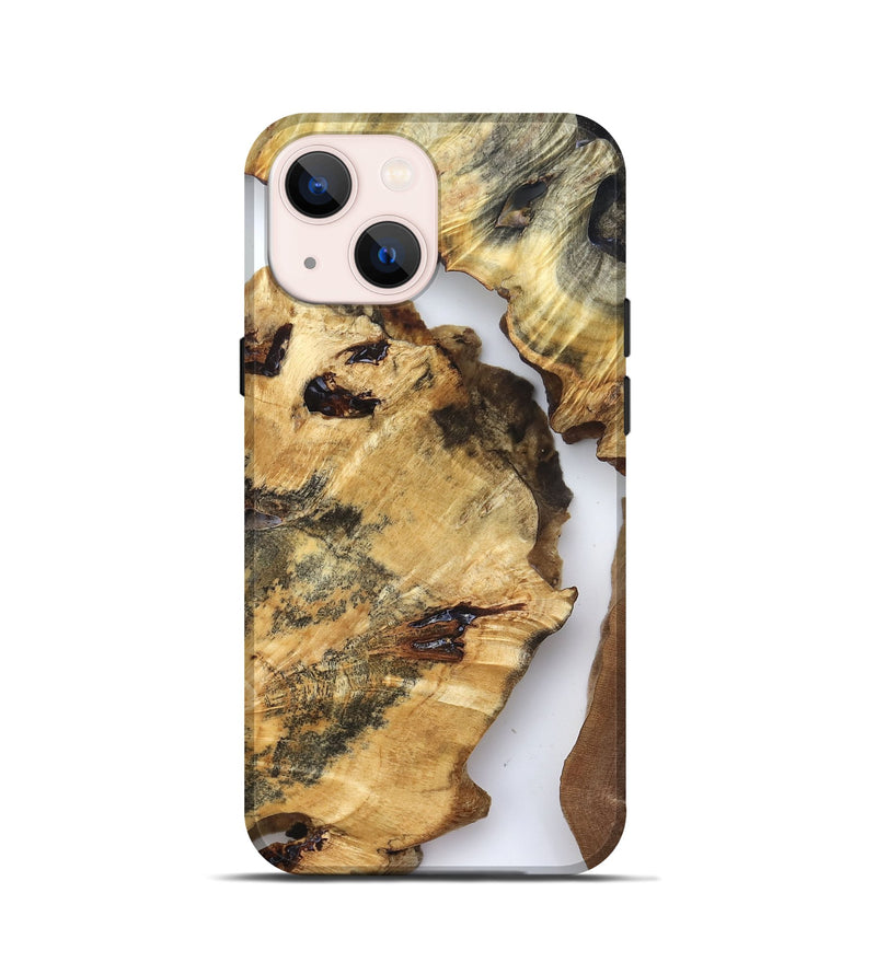 iPhone 13 mini Wood Live Edge Phone Case - Neriah (Clear, 825599)