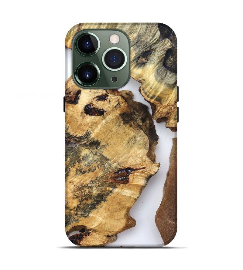 iPhone 13 Pro Wood Live Edge Phone Case - Neriah (Clear, 825599)