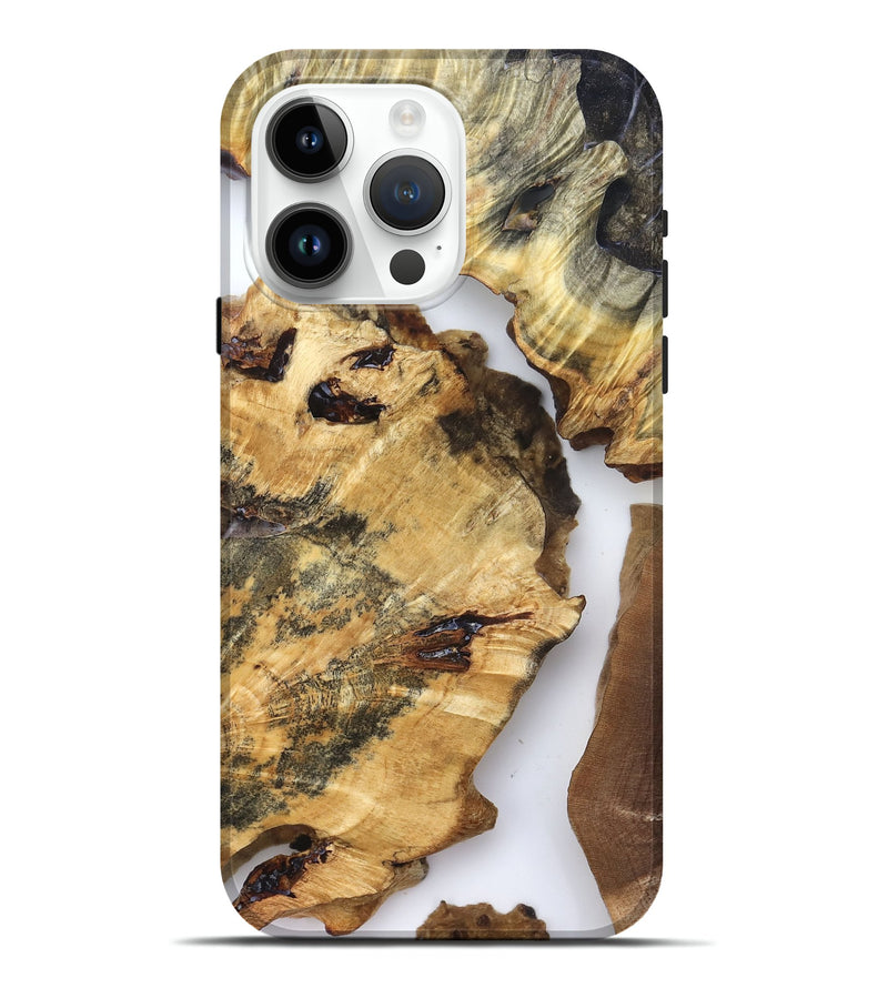 iPhone 15 Pro Max Wood Live Edge Phone Case - Neriah (Clear, 825599)