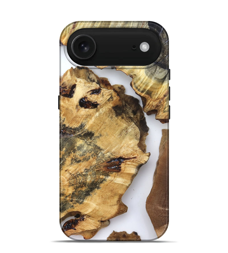 iPhone 17 Air Wood Live Edge Phone Case - Neriah (Clear, 825599)