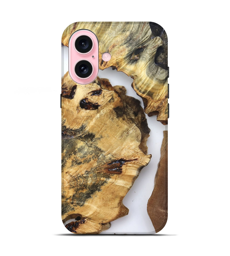 iPhone 17 Wood Live Edge Phone Case - Neriah (Clear, 825599)