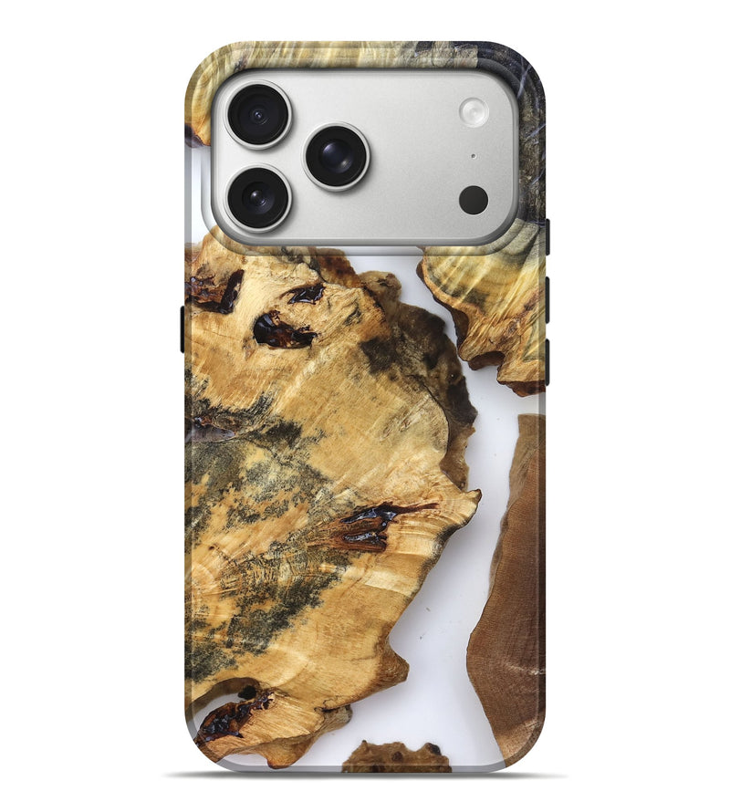 iPhone 17 Pro Max Wood Live Edge Phone Case - Neriah (Clear, 825599)