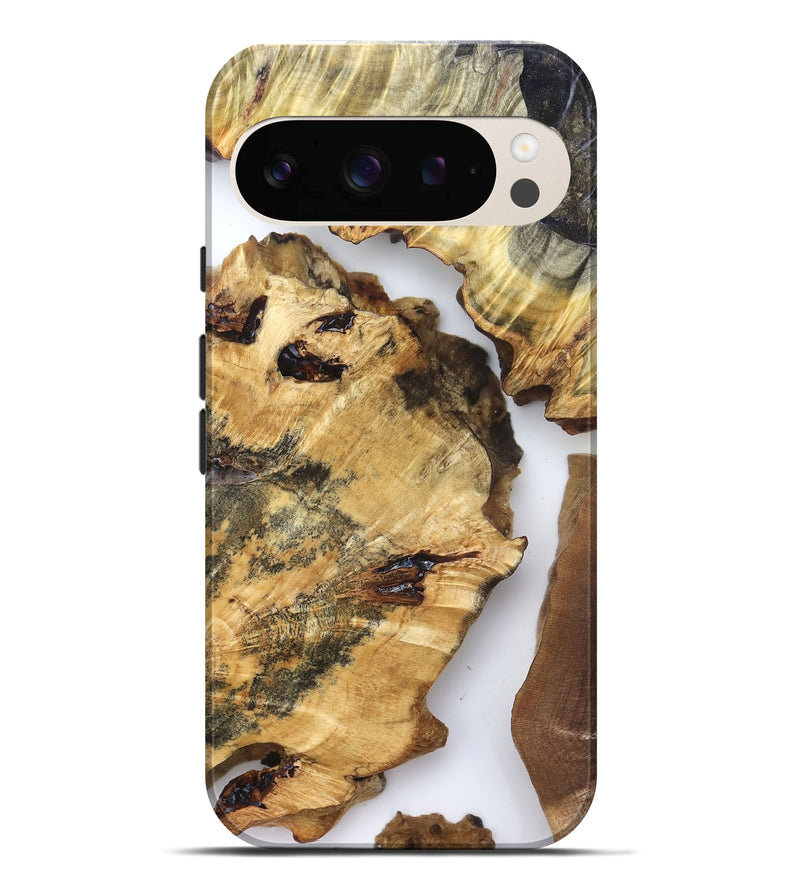 Pixel 10 Pro XL Wood Live Edge Phone Case - Neriah (Clear, 825599)