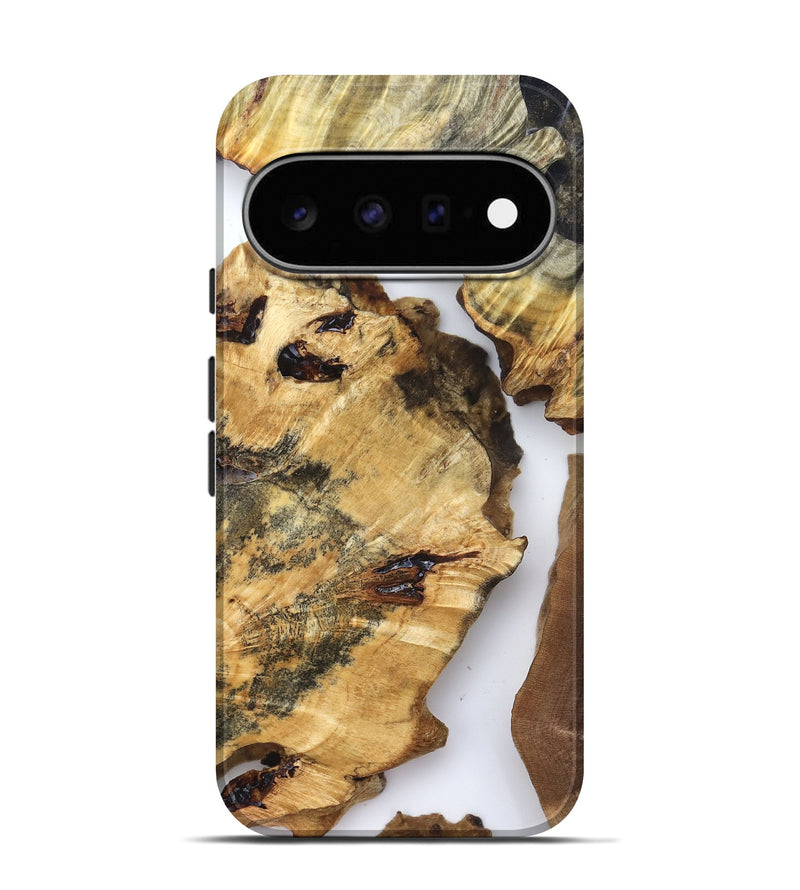 Pixel 11 Pro Wood Live Edge Phone Case - Neriah (Clear, 825599)