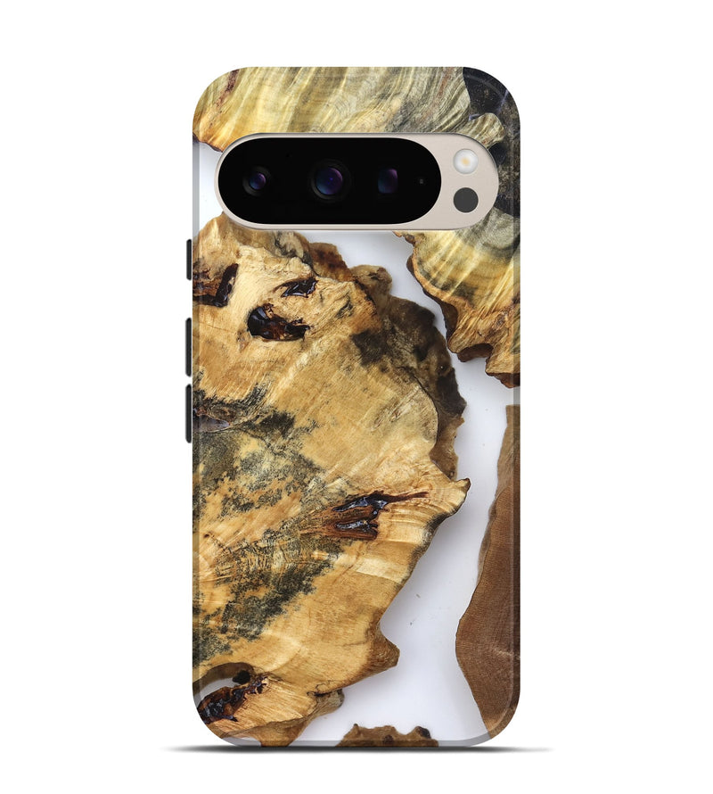 Pixel 9 Pro Wood Live Edge Phone Case - Neriah (Clear, 825599)