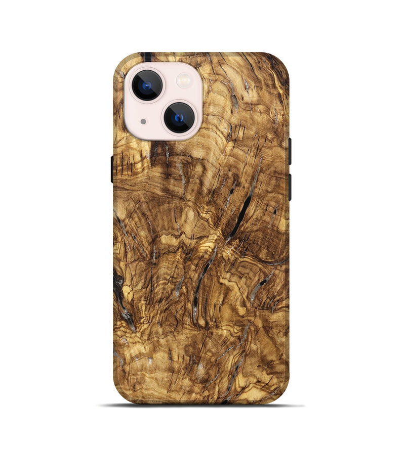iPhone 13 mini Wood Live Edge Phone Case - Ashli (Solid Wood, 825600)