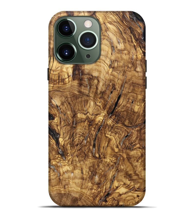 iPhone 13 Pro Max Wood Live Edge Phone Case - Ashli (Solid Wood, 825600)