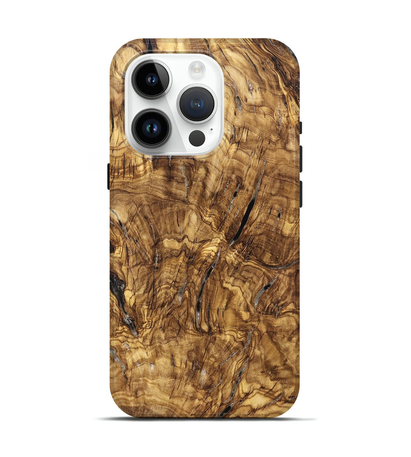 iPhone 15 Pro Wood Live Edge Phone Case - Ashli (Solid Wood, 825600)