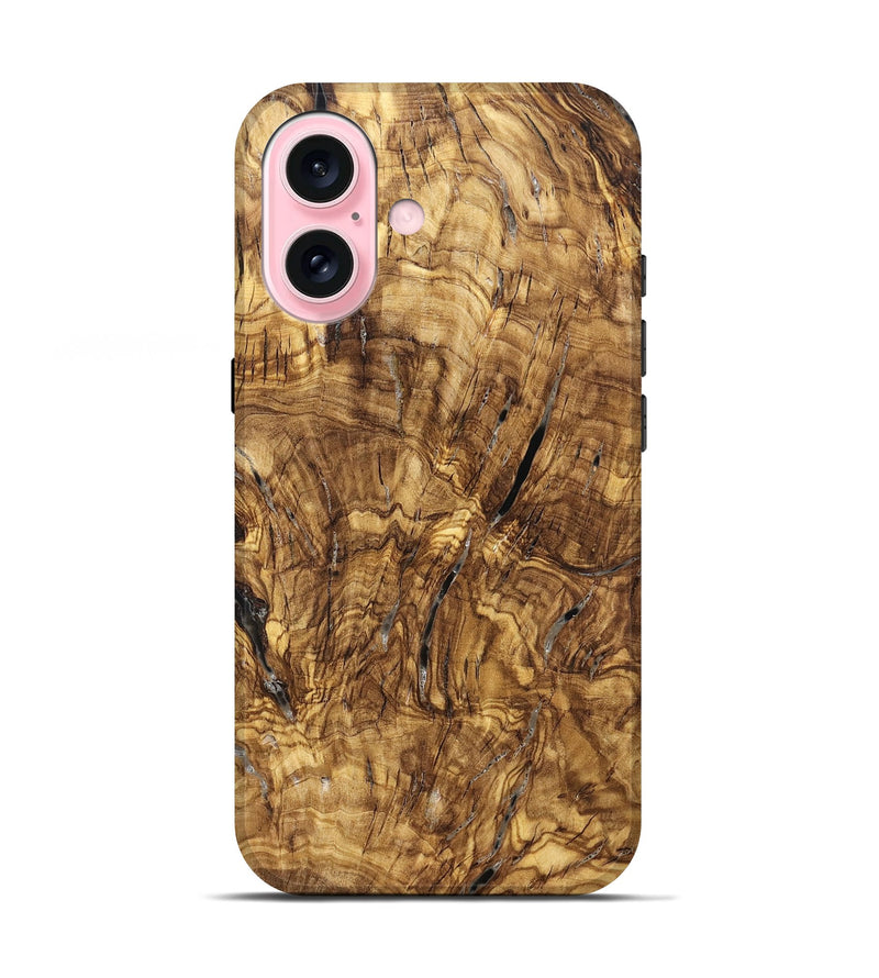 iPhone 17 Wood Live Edge Phone Case - Ashli (Solid Wood, 825600)