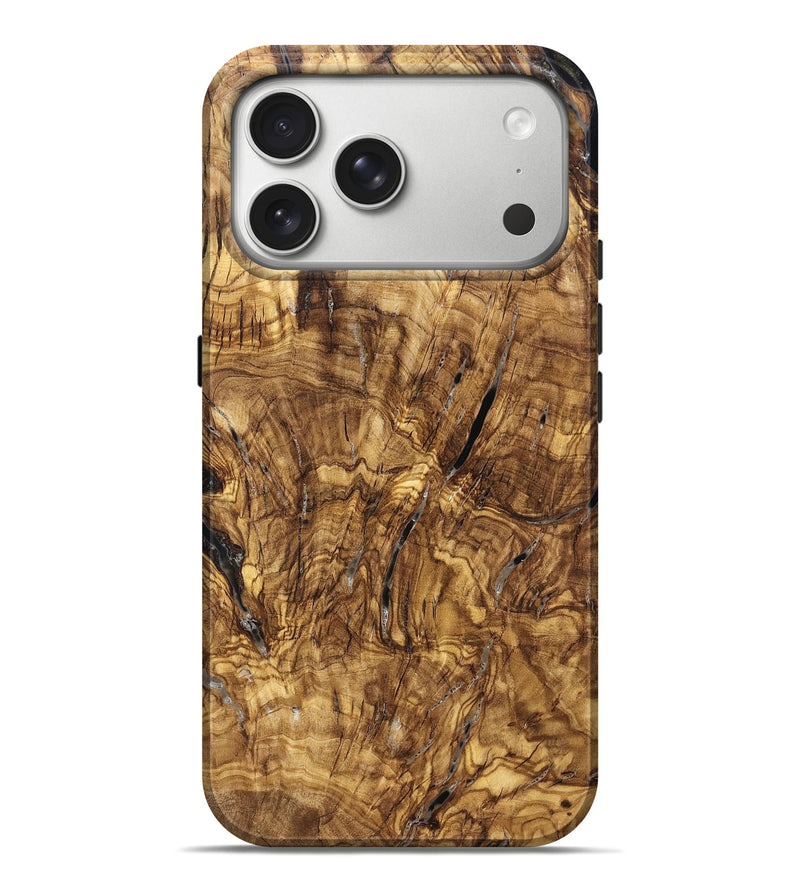 iPhone 17 Pro Max Wood Live Edge Phone Case - Ashli (Solid Wood, 825600)