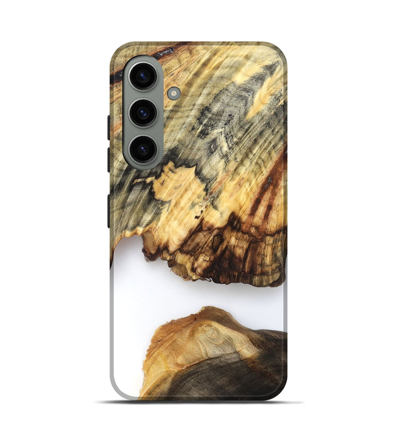 Galaxy S24 Wood Live Edge Phone Case - Ryan (Clear, 825601)