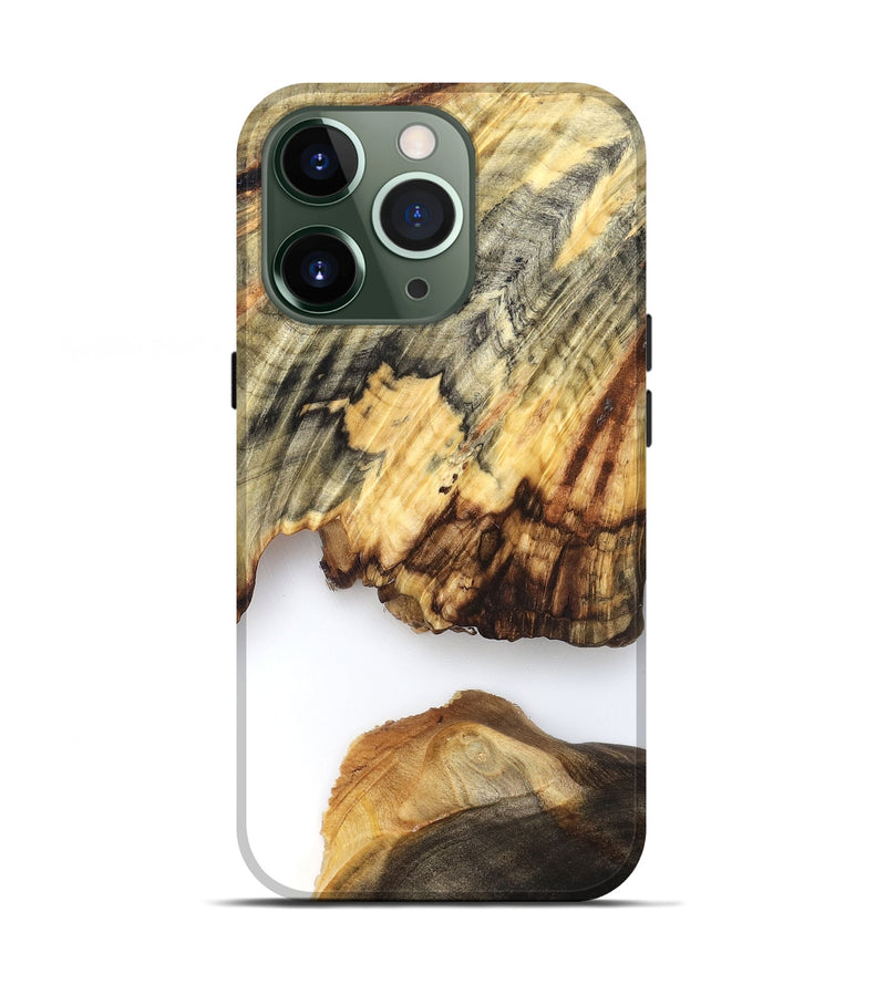 iPhone 13 Pro Wood Live Edge Phone Case - Ryan (Clear, 825601)