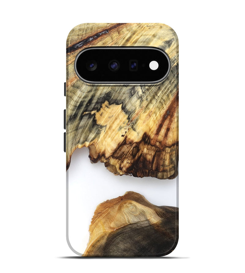 Pixel 11 Pro Wood Live Edge Phone Case - Ryan (Clear, 825601)