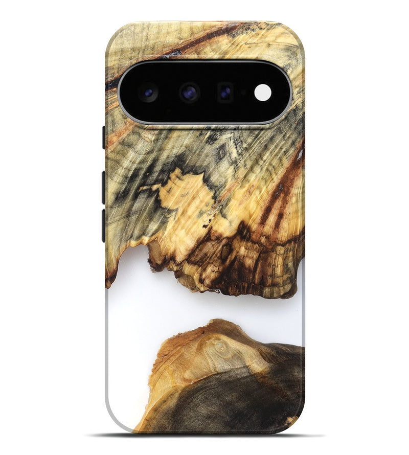 Pixel 11 Pro XL Wood Live Edge Phone Case - Ryan (Clear, 825601)