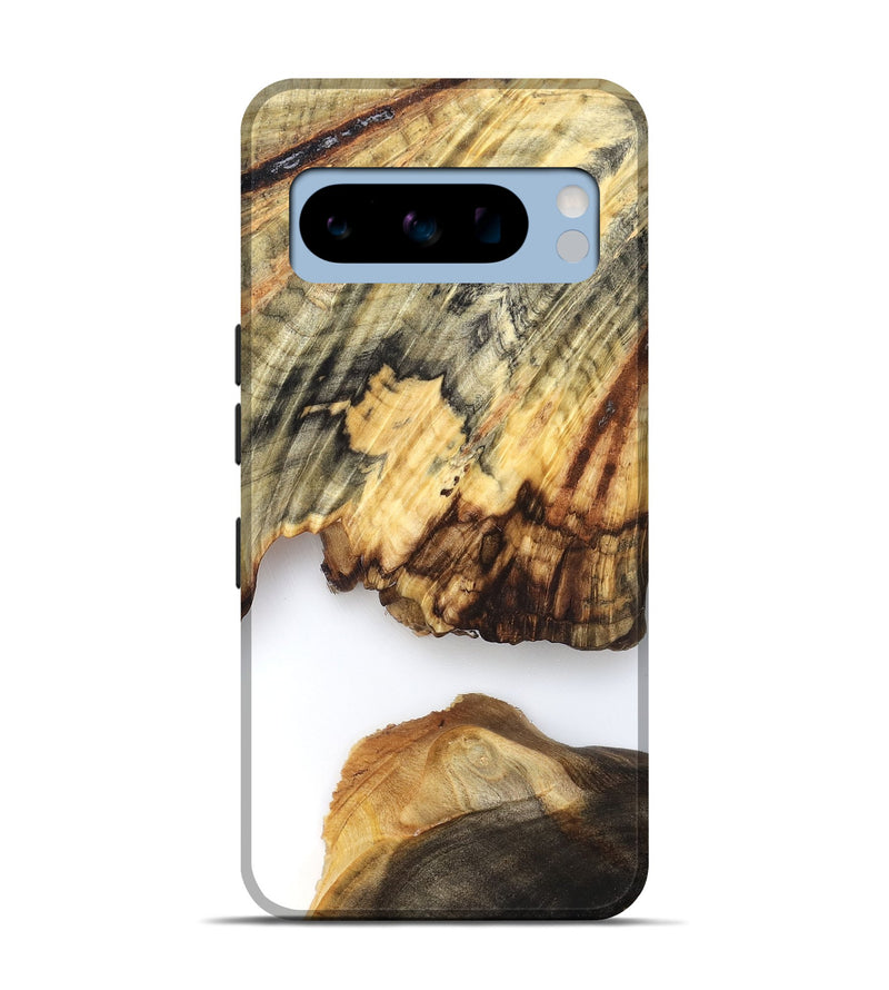 Pixel 8 Pro Wood Live Edge Phone Case - Ryan (Clear, 825601)