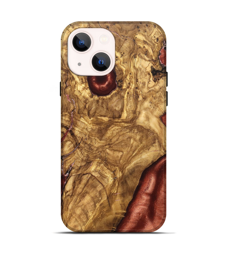 iPhone 14 Wood Live Edge Phone Case - Bria (Solid Wood, 825602)