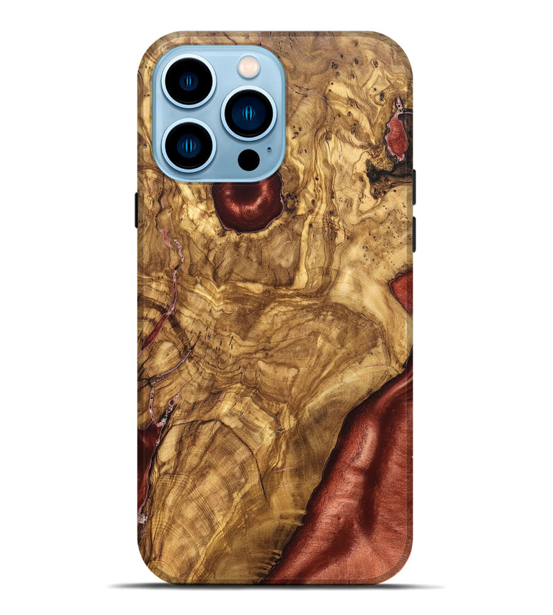 iPhone 14 Pro Max Wood Live Edge Phone Case - Bria (Solid Wood, 825602)