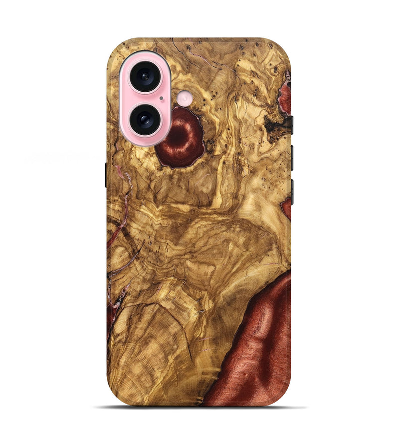 iPhone 17 Wood Live Edge Phone Case - Bria (Solid Wood, 825602)