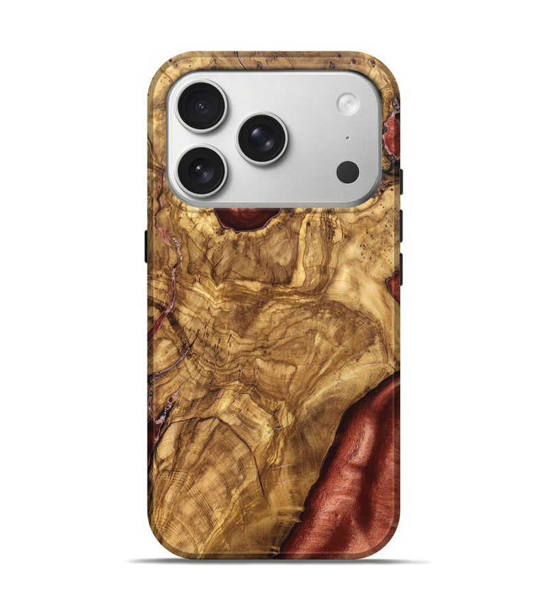 iPhone 17 Pro Wood Live Edge Phone Case - Bria (Solid Wood, 825602)