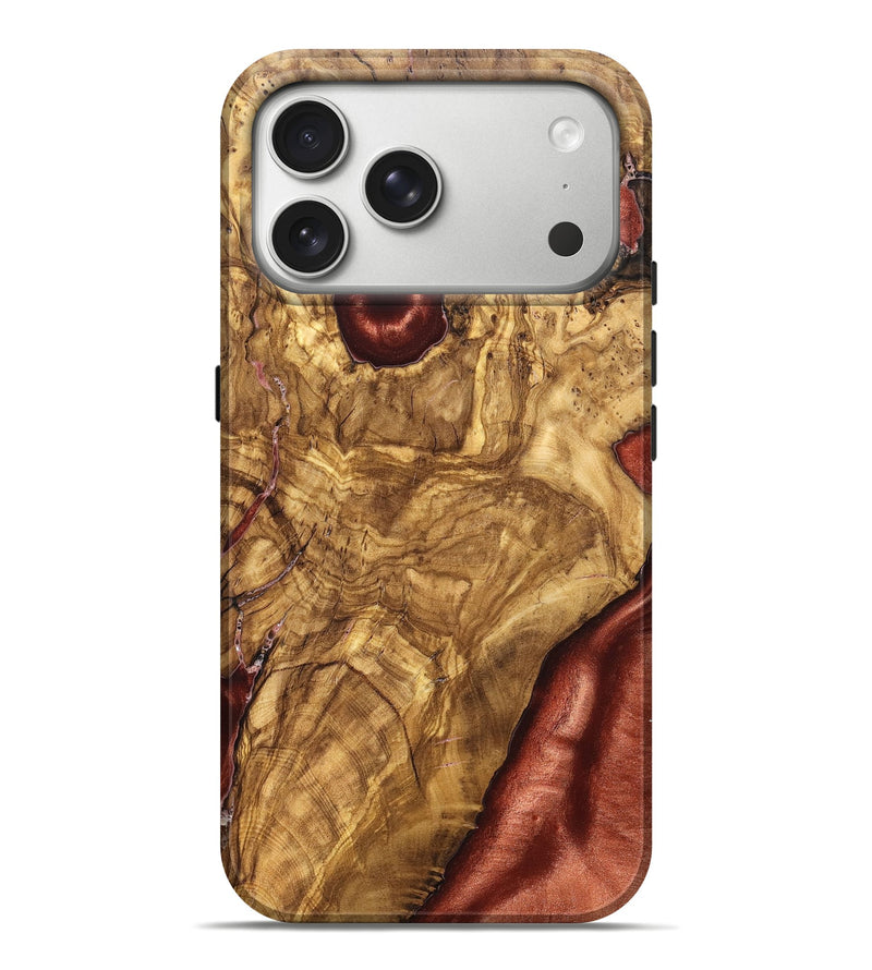 iPhone 17 Pro Max Wood Live Edge Phone Case - Bria (Solid Wood, 825602)
