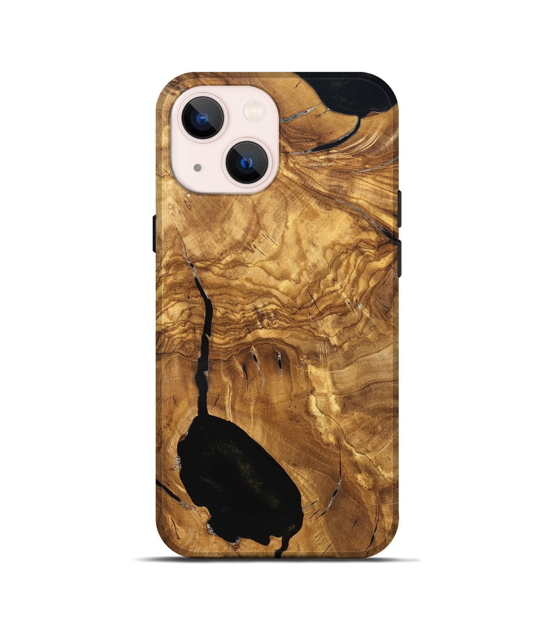 iPhone 13 mini Wood Live Edge Phone Case - Jairo (Solid Wood, 825603)