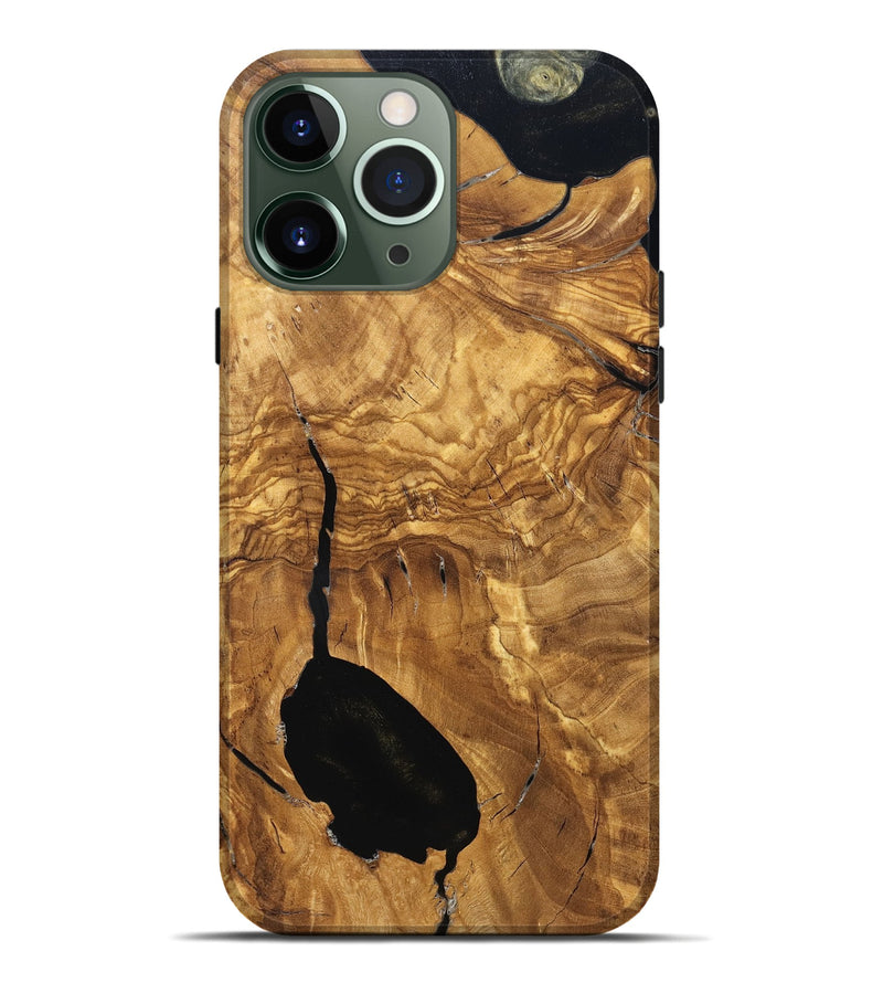 iPhone 13 Pro Max Wood Live Edge Phone Case - Jairo (Solid Wood, 825603)